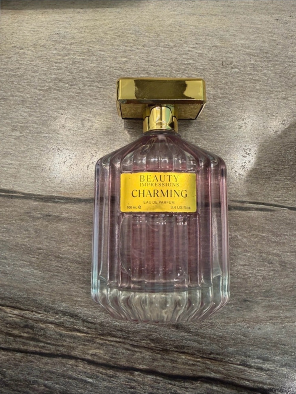Impressions Beauty Charming Eau de - Light Pink with Gold Accents